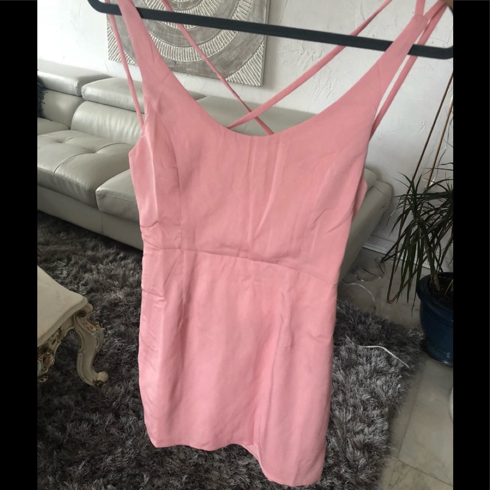 Spaghetti strap mini dress